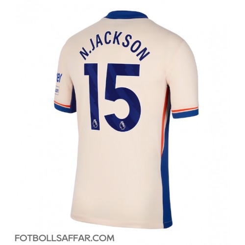 Chelsea Nicolas Jackson #15 Bortatröja 2024-25 Kortärmad